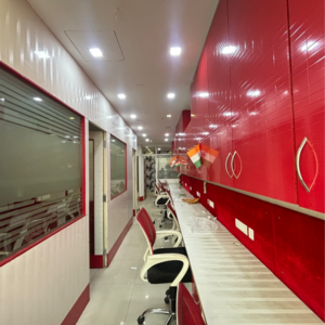 Balcony in  Office Space at Bharti Astra Towers, Rekjuani – for Rent