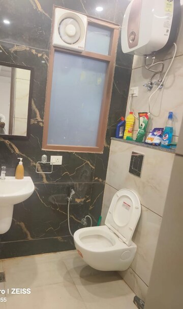 Bathroom in Studio Builder Floor at Sant Nagar – for Rent