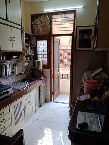Kitchen in 2 BHK Builder Floor at Lajpat Nagar – for Rent