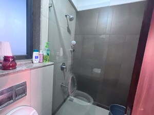 Bathroom in 2 BHK Apartment at Shapoorji Pallonji Vicinia, Powai – for Rent