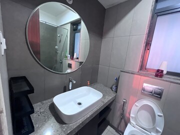 Bathroom in 2 BHK Apartment at Shapoorji Pallonji Vicinia, Powai – for Rent