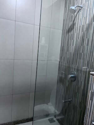 Bathroom in 2 BHK Apartment at Shapoorji Pallonji Vicinia, Powai – for Rent