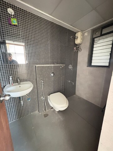 Bathroom in 2 BHK Apartment at Lodha Palava City Lakeshore Greens, Dombivli East – for Rent