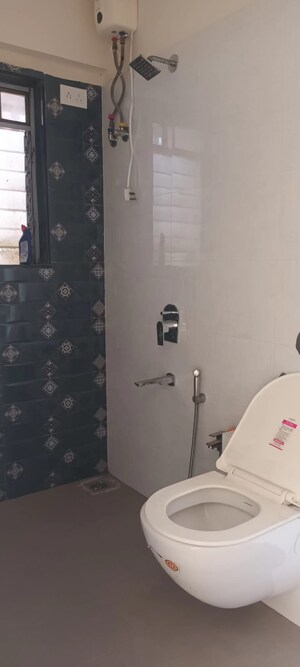 Bathroom in 2 BHK Apartment at Liberty Garden, Malad West – for Rent