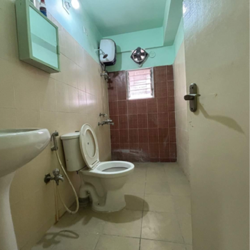 Bathroom in 2 BHK Apartment at Mukul Shanti Garden, Bablatala – for Sale