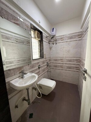 Bathroom in 1 BHK Apartment at Kalina Sangam CHS, Santacruz East – for Rent