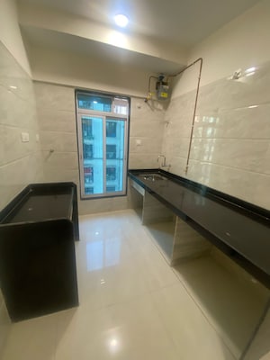 Kitchen in 1 BHK Apartment at Hirani Om Sukhkarta Heights, Vikhroli East – for Rent