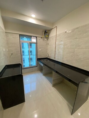 Kitchen in 1 BHK Apartment at Hirani Om Sukhkarta Heights, Vikhroli East – for Rent