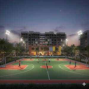 Swimming Pool in 3 BHK Apartment at Ashiana Amarah, Sector 93 – for Sale