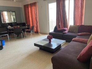 Living Room in 3 BHK Apartment at Conscient Heritage Max, Sector 102 – for Rent