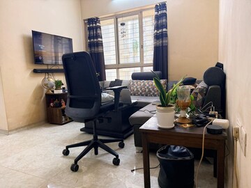 Living Room in 1 BHK Apartment at Lodha Amara, Kolshet Road – for Sale