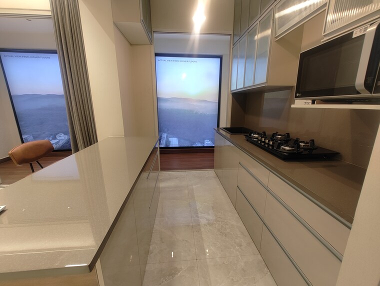 Kitchen, kamdhenu-pinnacle 2 Bedroom 716 Sq.Ft. Apartment In Nerul Sector 13 Navi Mumbai 9315816