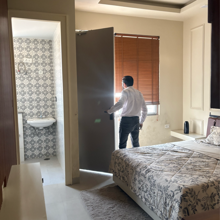 Bedroom, adore-prima 4 Bedroom 1600 Sq.Ft. Apartment In Sector 73 Faridabad 9316007
