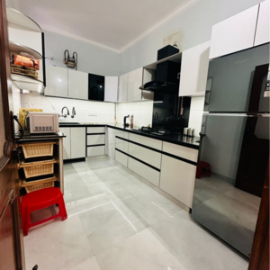 Kitchen in 2.5 BHK Builder Floor at RWA Apartments Sector 37, Arun Vihar – for Rent