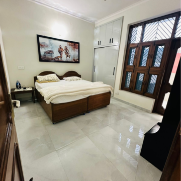Bedroom in 2.5 BHK Builder Floor at RWA Apartments Sector 37, Arun Vihar – for Rent