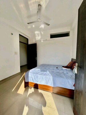 Bedroom in 2 BHK Builder Floor at Palm Residency Chhatarpur, Chattarpur – for Rent