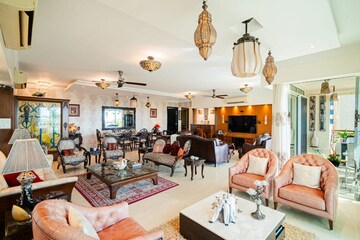 Living Room in 4 BHK Apartment at Hiranandani Gardens Somerset, Powai – for Sale