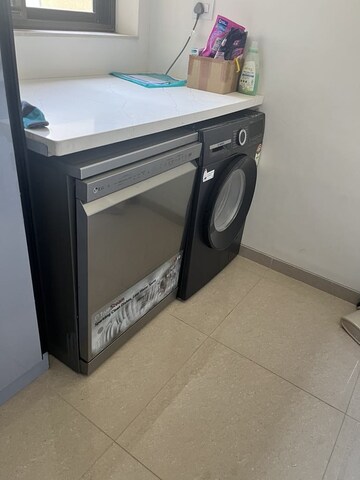 Kitchen in 3 BHK Apartment at Century Ethos, Hebbal – for Rent