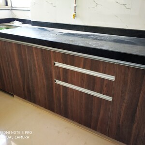 Kitchen in 2 BHK Apartment at Lashkaria Anurag CHS, Mudran Press Colony – for Rent