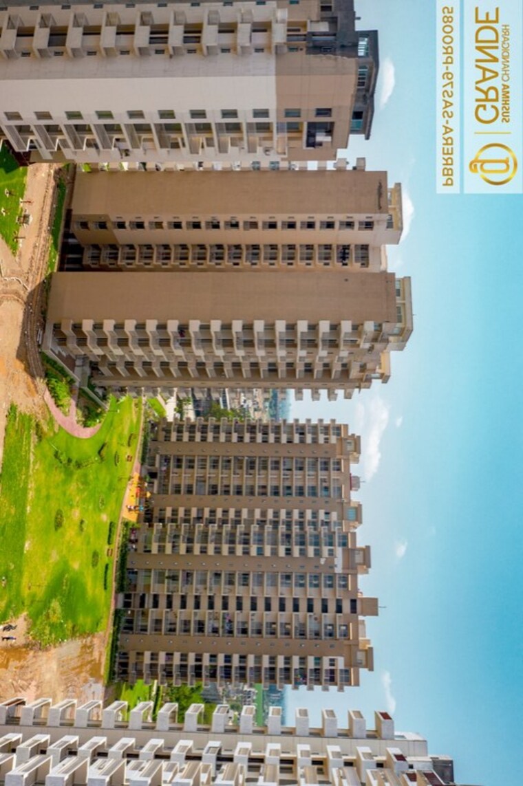 Exterior View, sushma-chandigarh-grande 3 Bedroom 1885 Sq.Ft. Apartment In Lohgarh Zirakpur 9316124