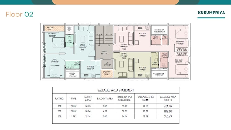 Floor Plan, thergaon 1 Bedroom 417 Sq.Ft. Apartment In Thergaon Pune 9316012
