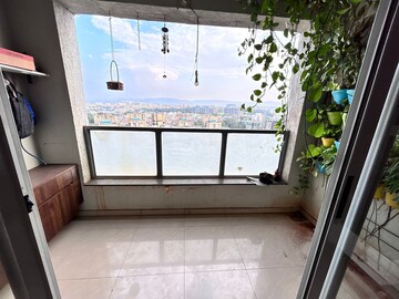 Balcony in 2 BHK Apartment at Amanora Future Towers, Hadapsar – for Rent