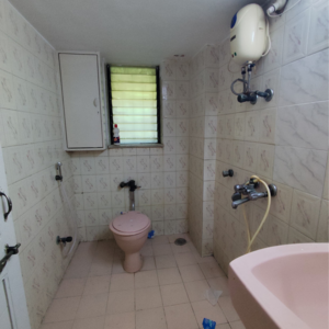 Bathroom in 2 BHK Apartment at Mandar Apartments, Versova – for Rent