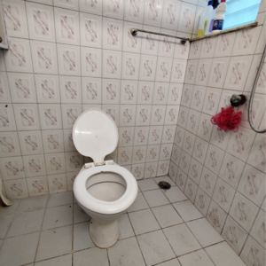 Bathroom in 2 BHK Apartment at Mandar Apartments, Versova – for Rent