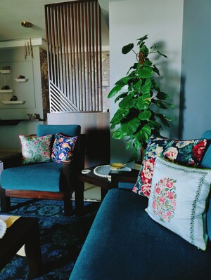 Living Room in 3 BHK Apartment at Brigade Exotica, Old Madras Road – for Sale