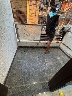 Balcony in 3 BHK Builder Floor at Chattarpur – for Rent