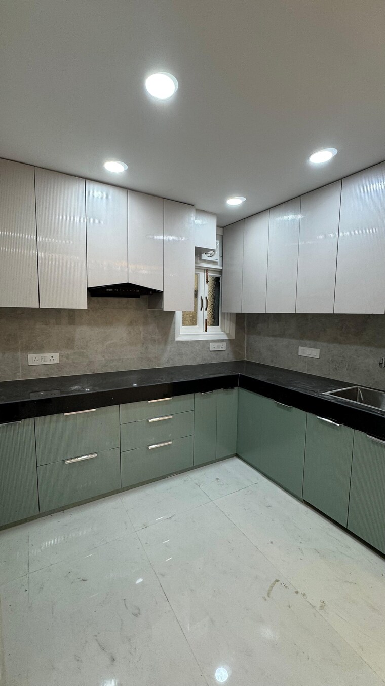 Kitchen, palm-residency-chhatarpur 3 Bedroom 1300 Sq.Ft. Builder Floor In Chattarpur Delhi 9316310