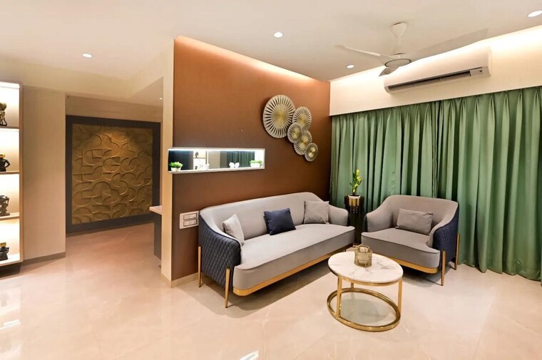 Living Room, acme-avenue 3 Bedroom 1056 Sq.Ft. Apartment In Kandivali West Mumbai 9316374
