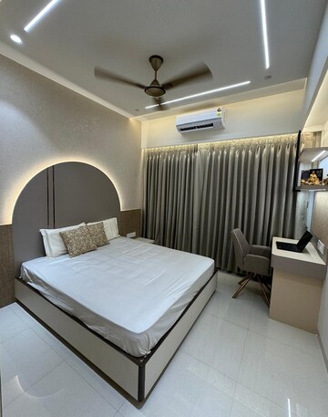 Bedroom in 2 BHK Apartment at L & T Seawoods Residences Phase 1 Part A, Seawoods – for Sale