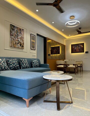 Living Room in 2 BHK Apartment at L & T Seawoods Residences Phase 1 Part A, Seawoods – for Sale