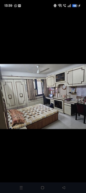 Bedroom in 3 BHK Penthouse at Vasant Mandar CHS, Vasant Vihar – for Sale
