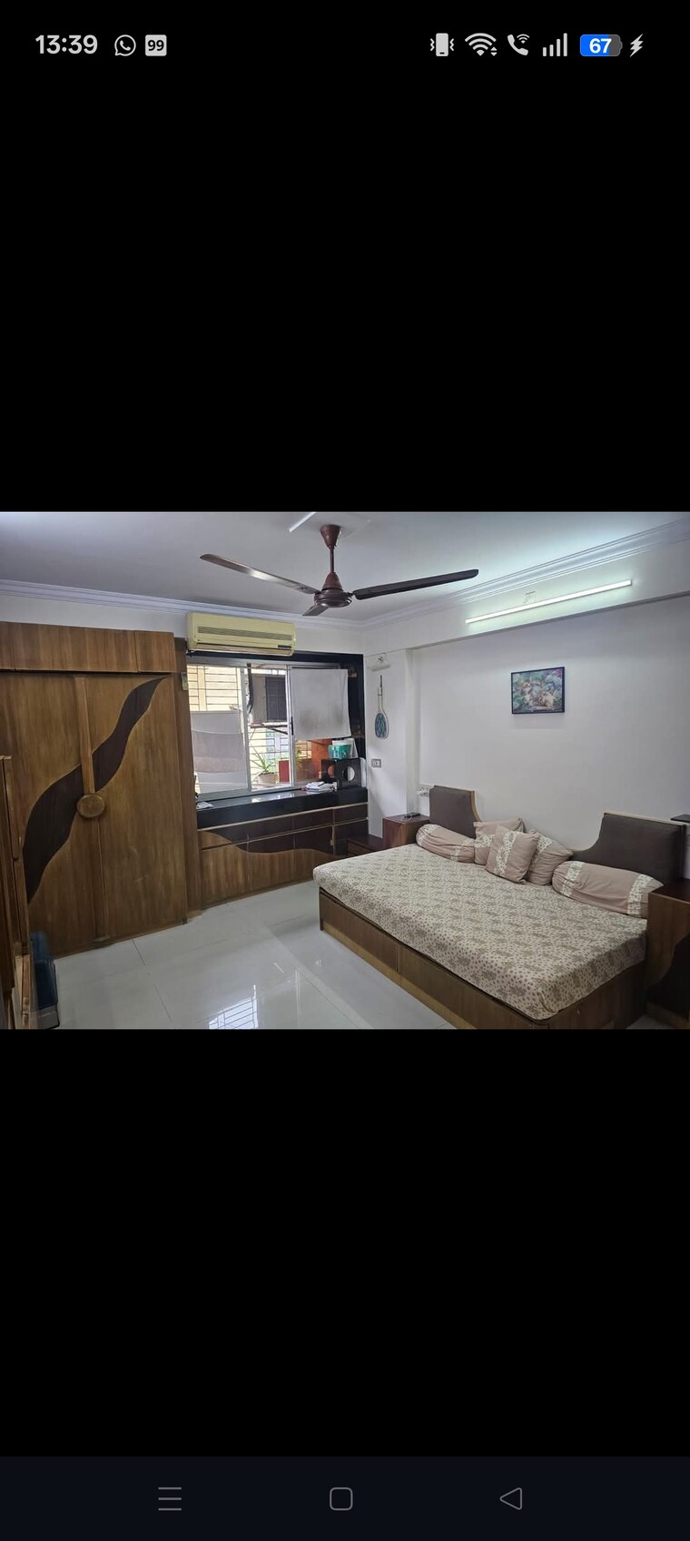 Bedroom, vasant-mandar-chs 3 Bedroom 1600 Sq.Ft. Penthouse In Vasant Vihar Thane 9316529