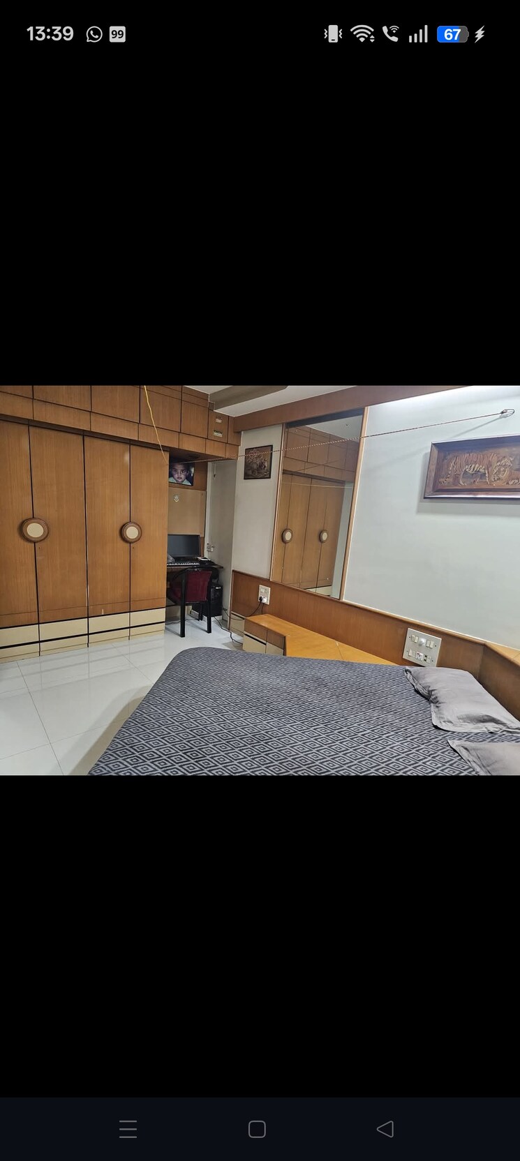 Bedroom, vasant-mandar-chs 3 Bedroom 1600 Sq.Ft. Penthouse In Vasant Vihar Thane 9316529