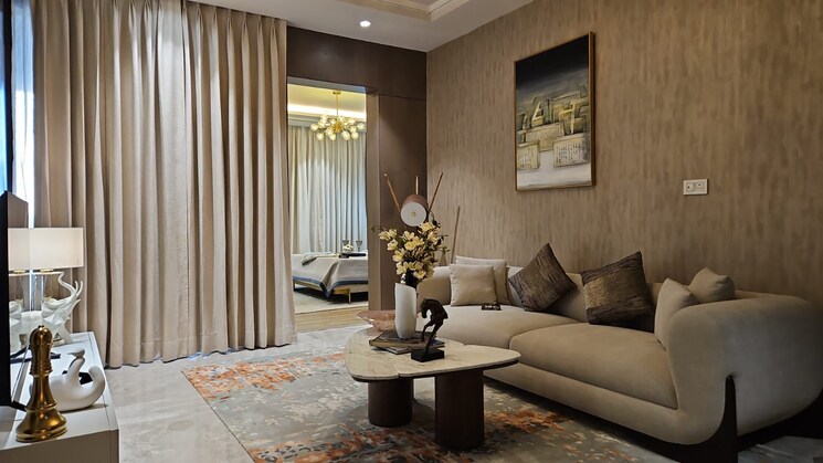 Living Room, alaknanda-maxxus-eden-estate 3 Bedroom 2157 Sq.Ft. Apartment In Ghazipur Zirakpur 9316532