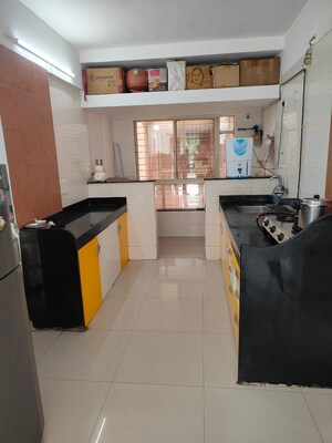 Kitchen in 3 BHK Apartment at Pimple Saudagar – for Sale