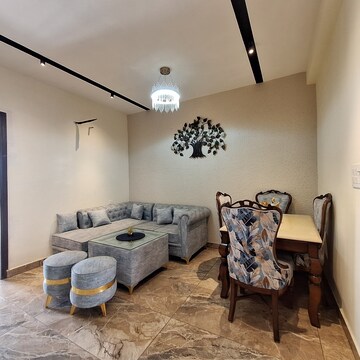 Living Room in 3 BHK Apartment at Dhakoli – for Sale