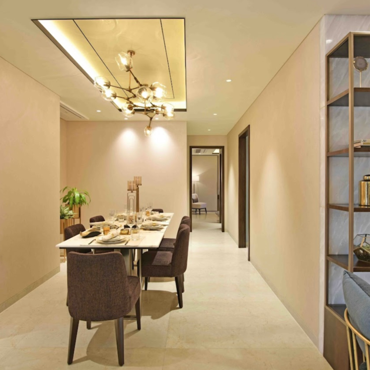 Living Room, dosti-west-county-phase-2-dosti-cedar 1 Bedroom 322 Sq.Ft. Apartment In Kolshet Industrial Area Thane 9316783