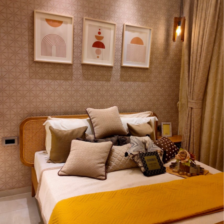 Bedroom, dosti-west-county-phase-2-dosti-cedar 1 Bedroom 322 Sq.Ft. Apartment In Kolshet Industrial Area Thane 9316783