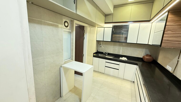 Kitchen, lnt-realty-crescent-bay 2 Bedroom 1240 Sq.Ft. Apartment In Parel Mumbai 9316771