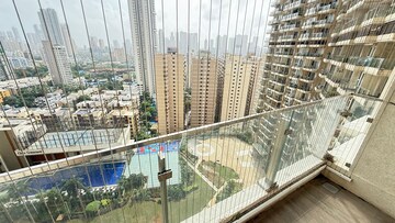 Balcony in 2 BHK Apartment at LnT Realty Crescent Bay, Parel – for Rent