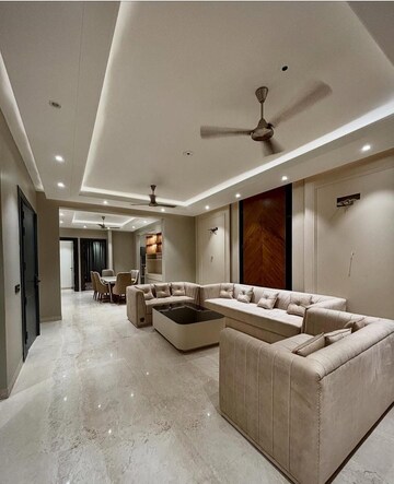 Living Room in 4 BHK Builder Floor at BP Homes, Sector 85 – for Sale