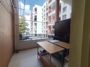 Balcony in 2 BHK Apartment at Kunal Icon, Pimple Saudagar – for Rent