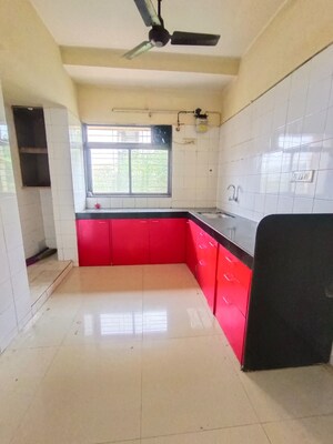 Kitchen in 3 BHK Apartment at Runwal Garden City, Balkum Pada – for Sale