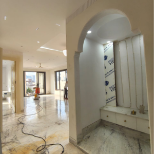 Building Lobby in 3 BHK Builder Floor at SAS Tower, Medi City – for Rent