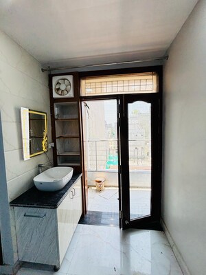 Building Lobby in 3 BHK Builder Floor at Mansa Ram Park – for Rent