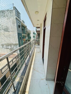 Balcony in 3 BHK Builder Floor at Mansa Ram Park – for Rent